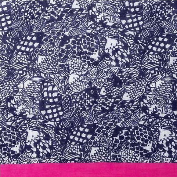 🎯🆕🧣 UPSTREAM Printed Scarf LILLY PULITZER - Picture 4 of 7